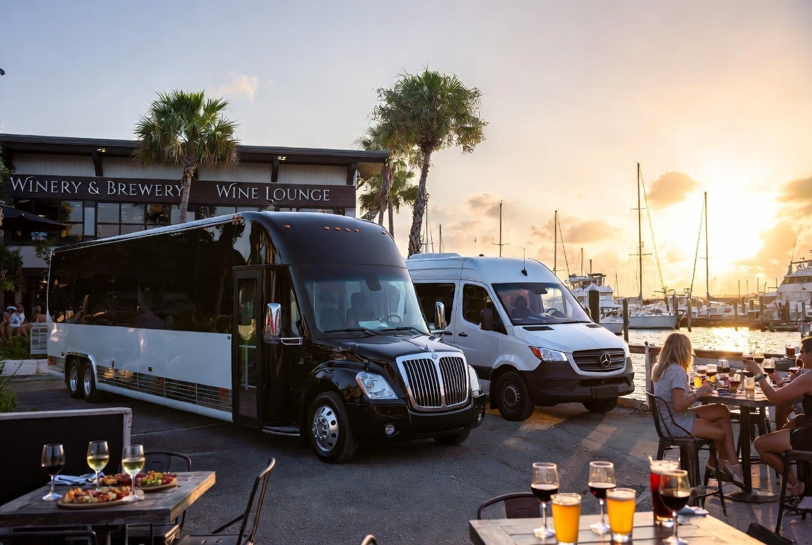 Can you handle multi-stop winery brewery city tours around Fort Lauderdale Florida