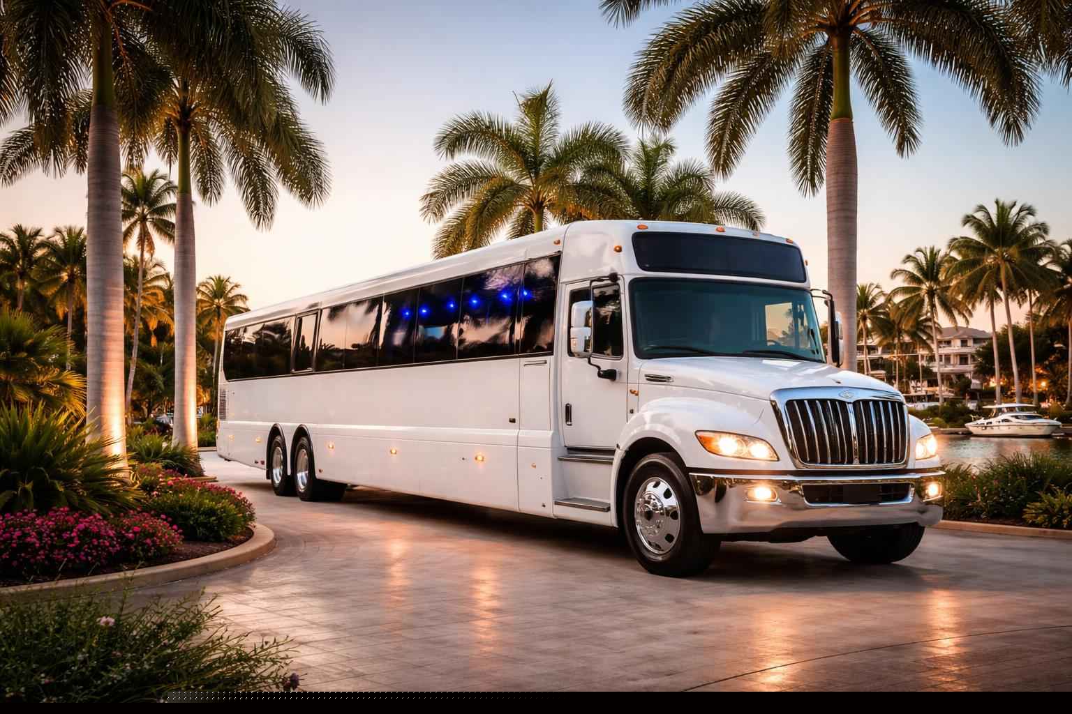 Best Cape Coral FL White Bus Company