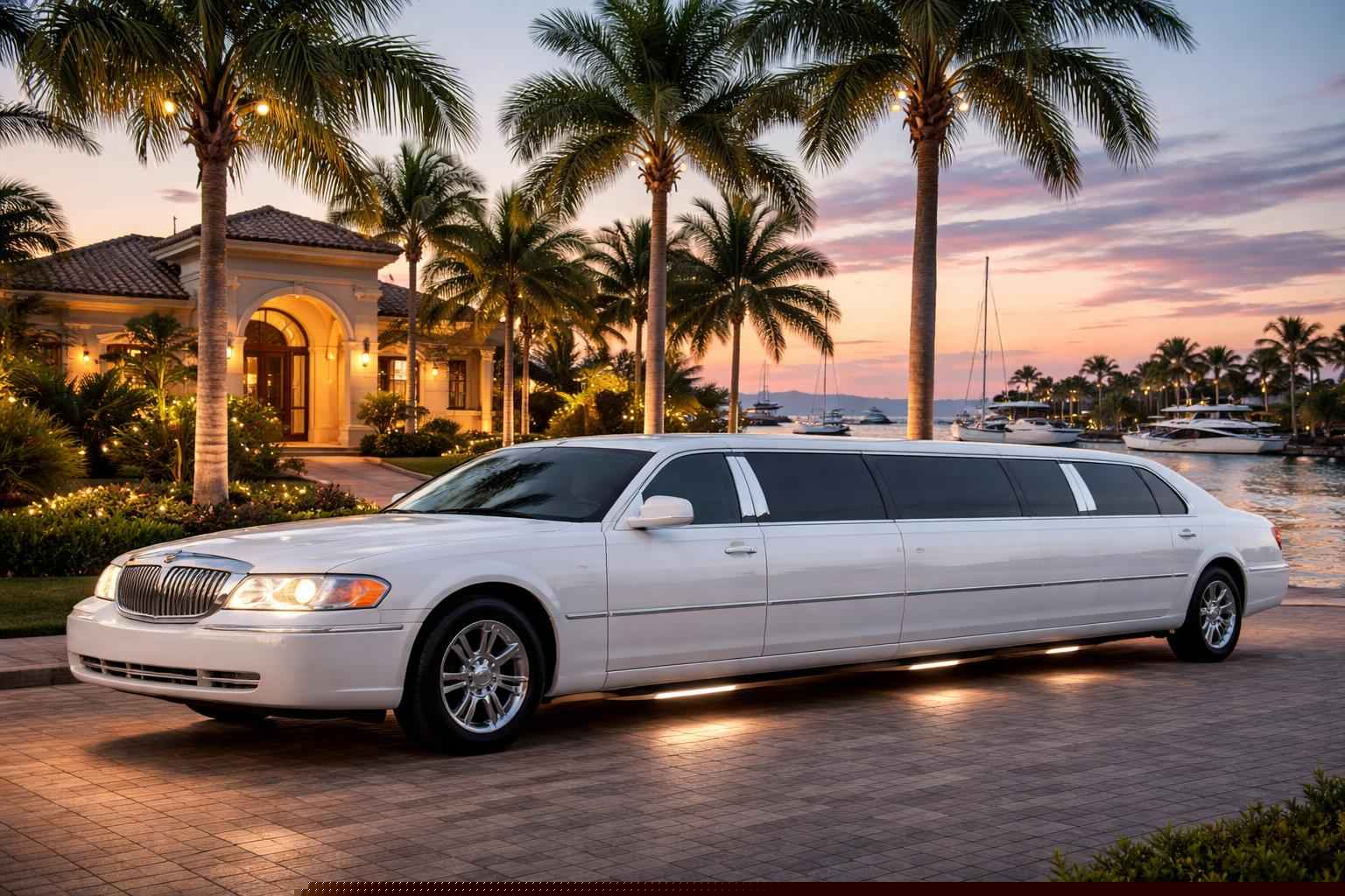 Best Cape Coral FL White Limo Company