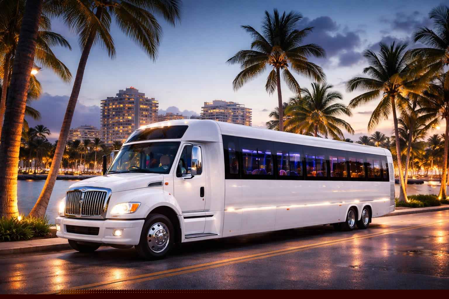 Best Fort Lauderdale FL White Bus Company
