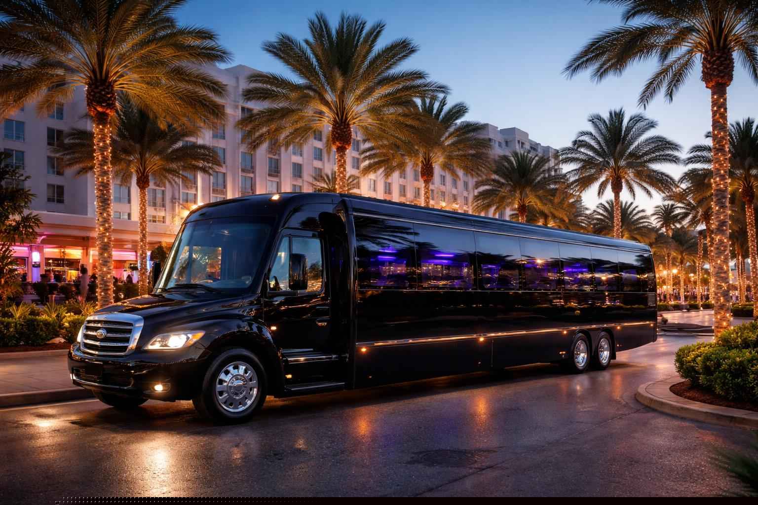 Best Hollywood FL Black Bus Company