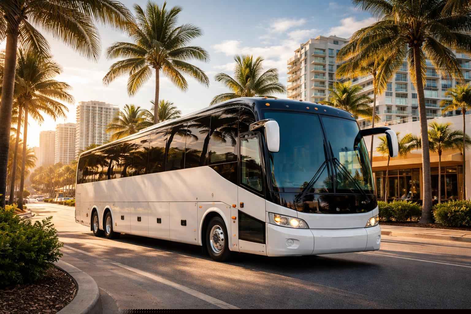 Best Hollywood FL Charter Bus Company
