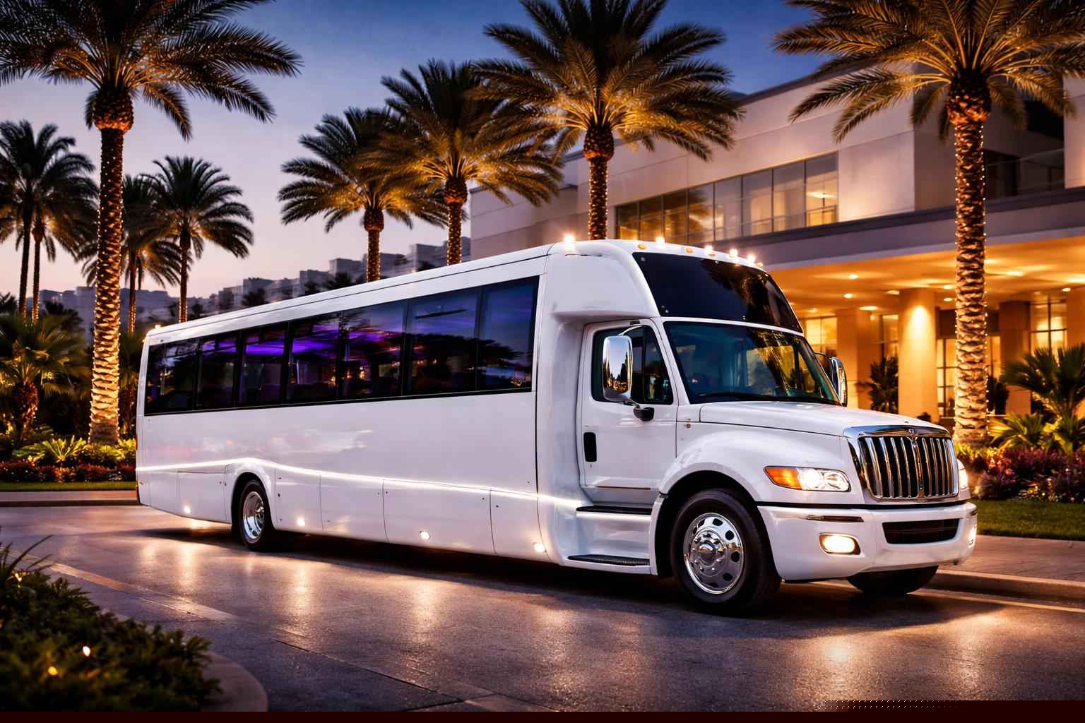 Best Hollywood FL White Bus Company