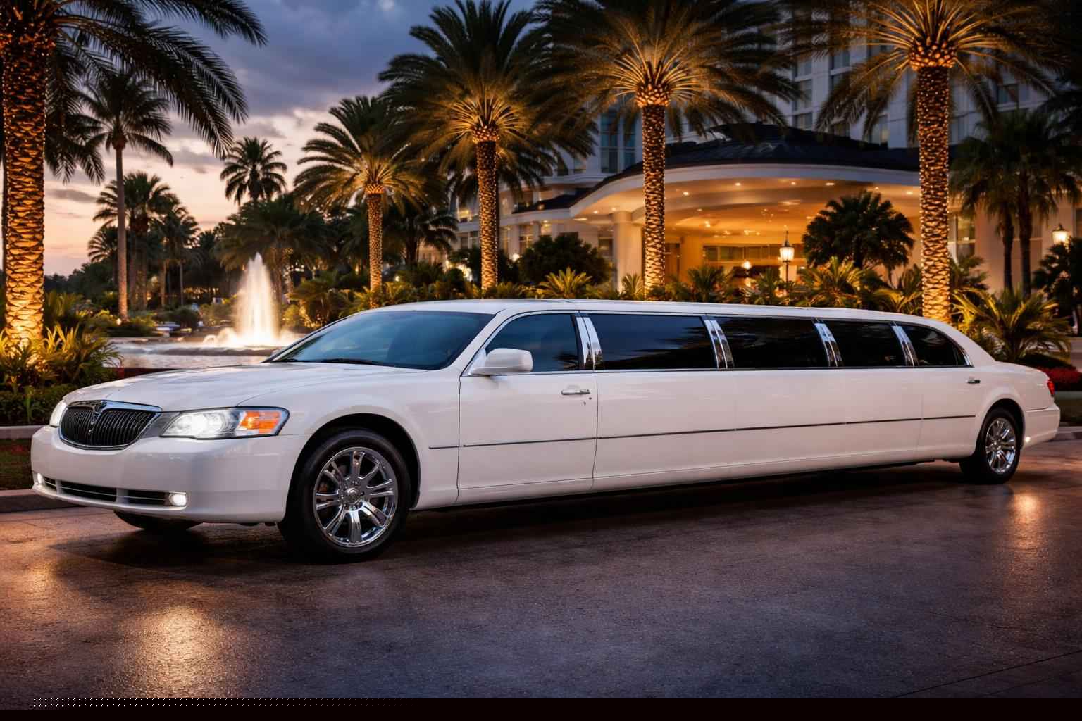 Best Hollywood FL White Limo Company