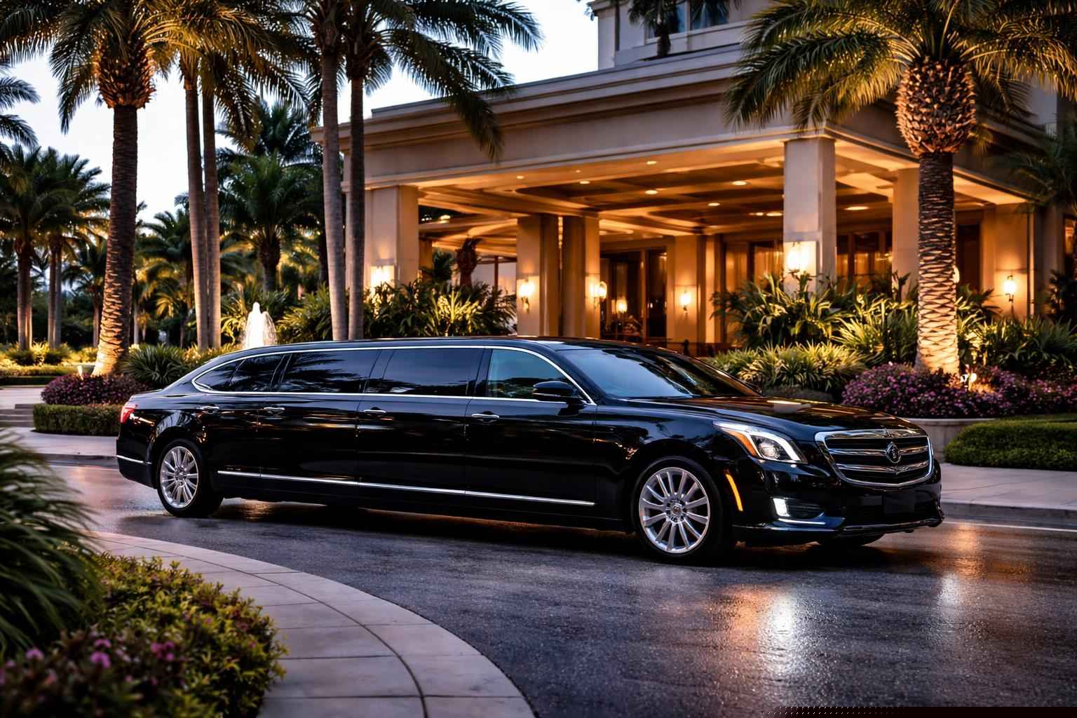 Black Limo Rental Services In Miramar Florida