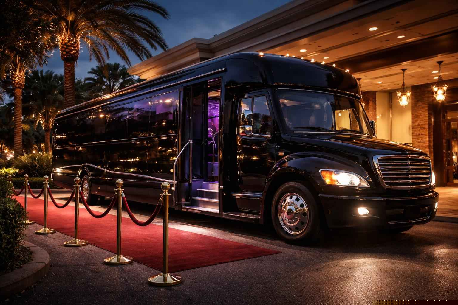 Black Party Bus Rental Services In Gainesville Florida