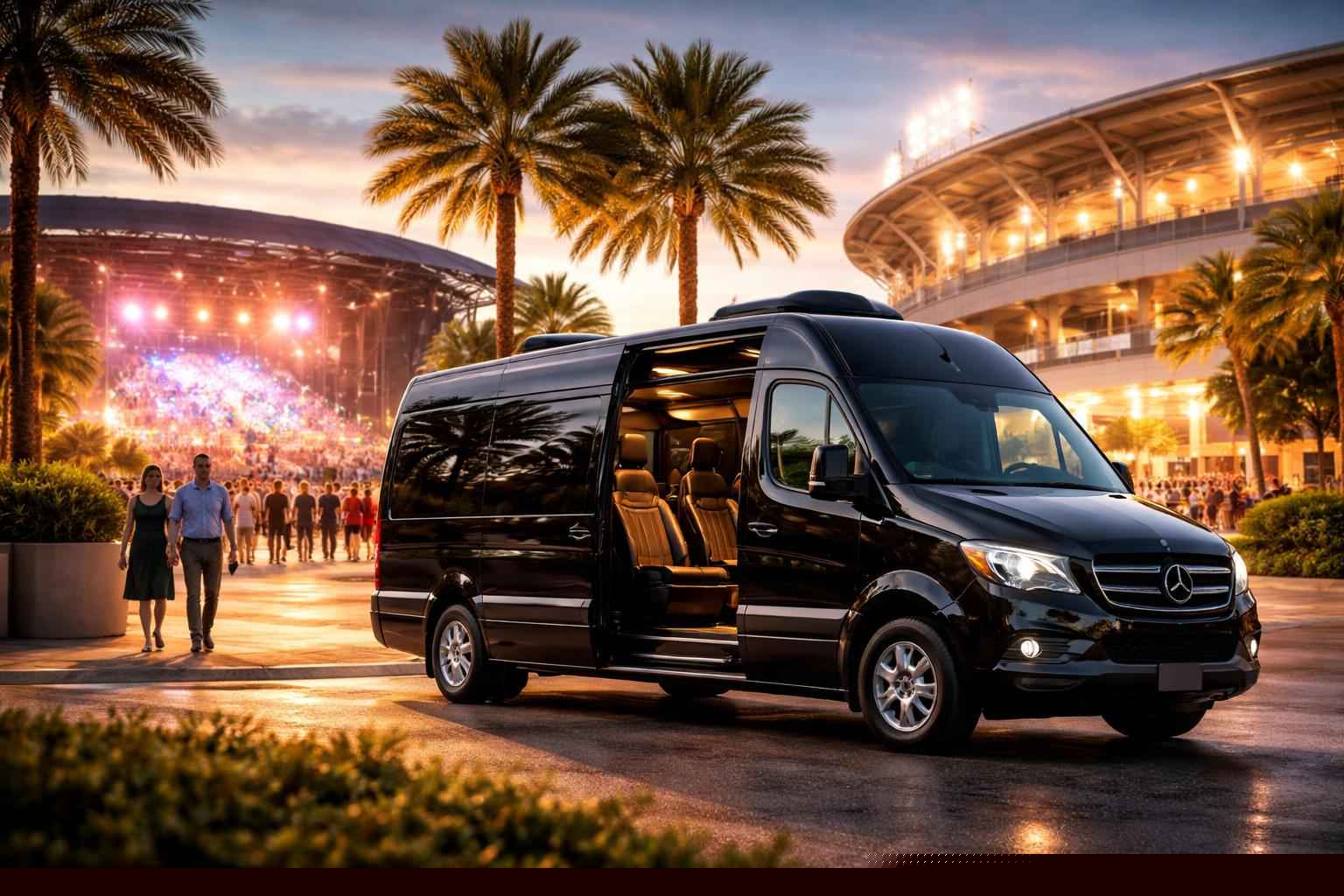 Can I book Cape Coral Florida shuttles for popular venues and stadiums?