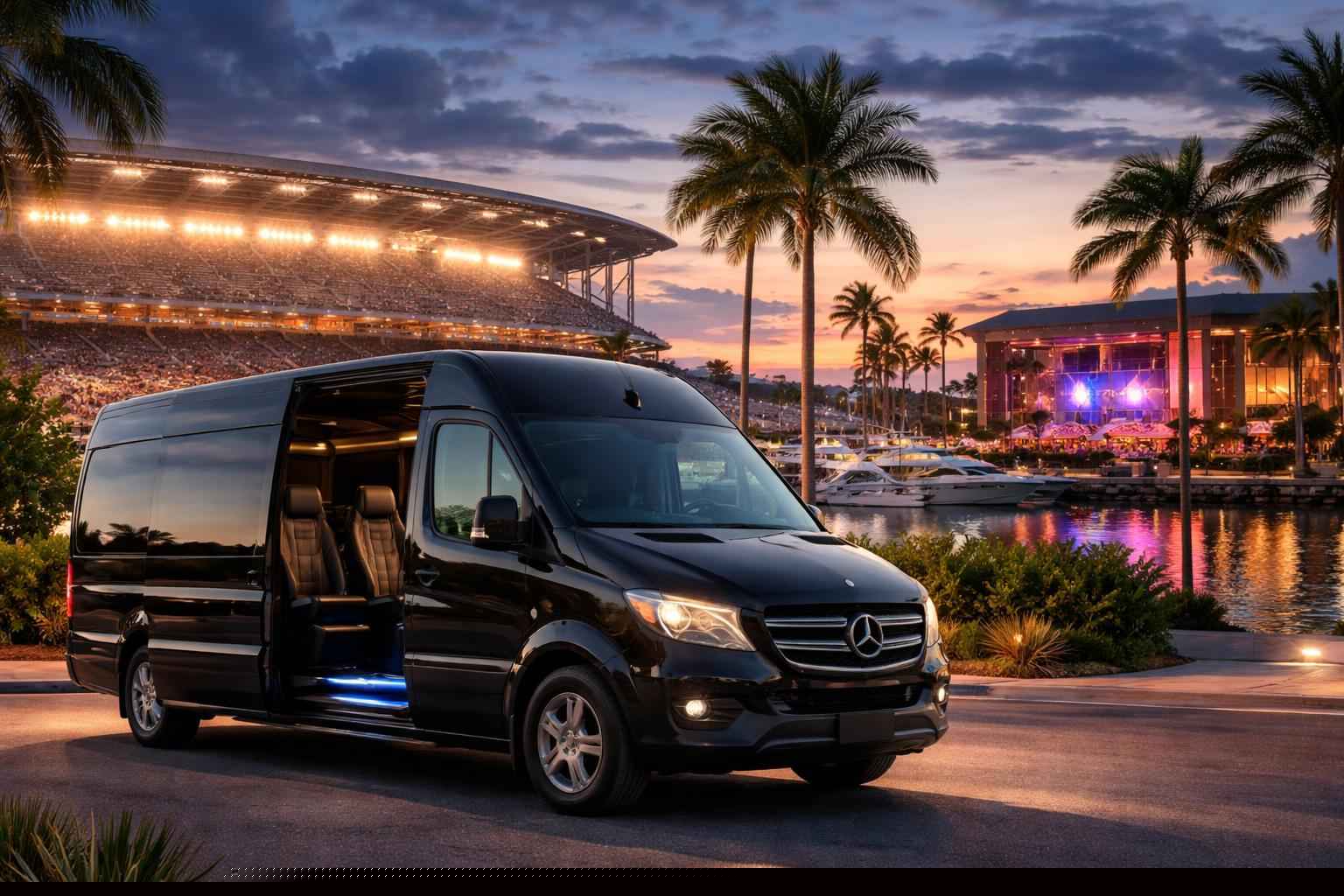 Can I Book Cape Coral Florida Shuttles For Popular Venues And Stadiums?