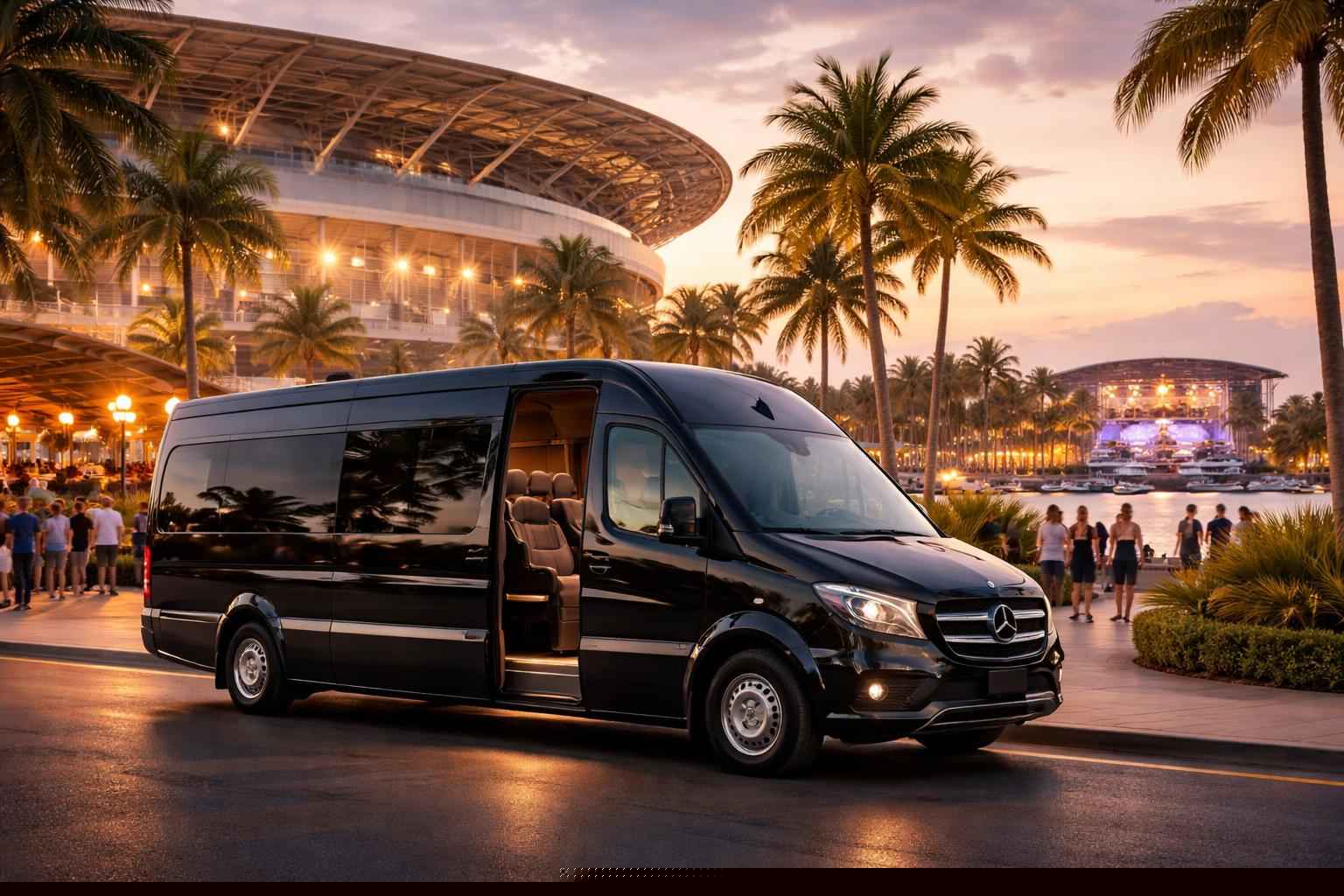 Can I book Cape Coral Florida shuttles for popular venues and stadiums?
