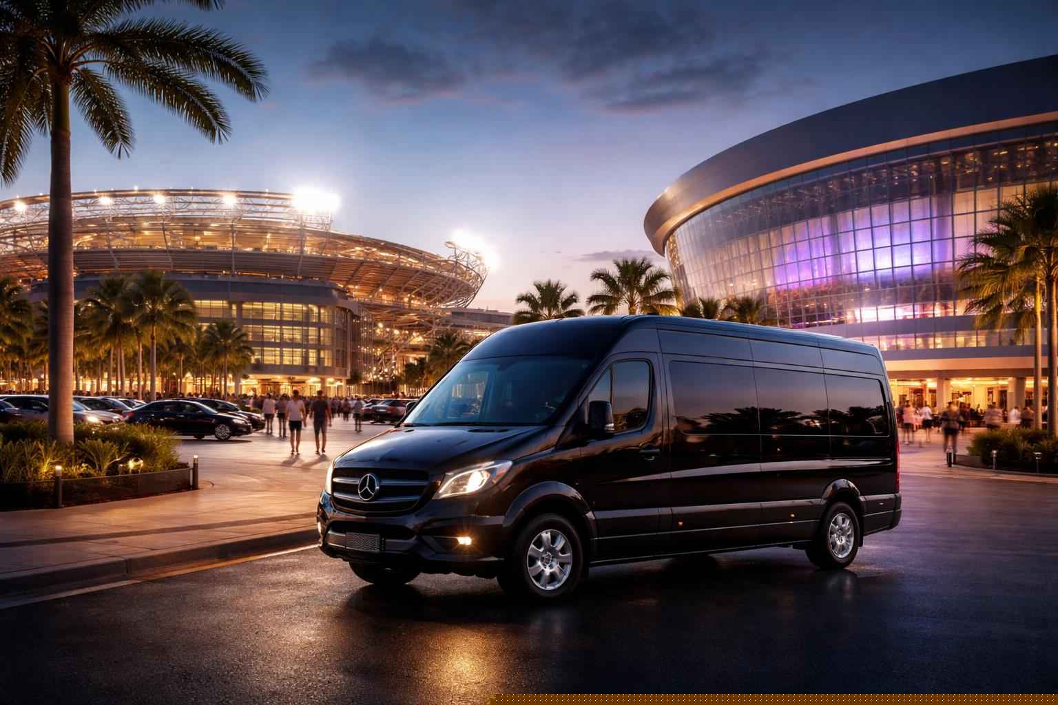 Can I book Cape Coral Florida shuttles for popular venues and stadiums