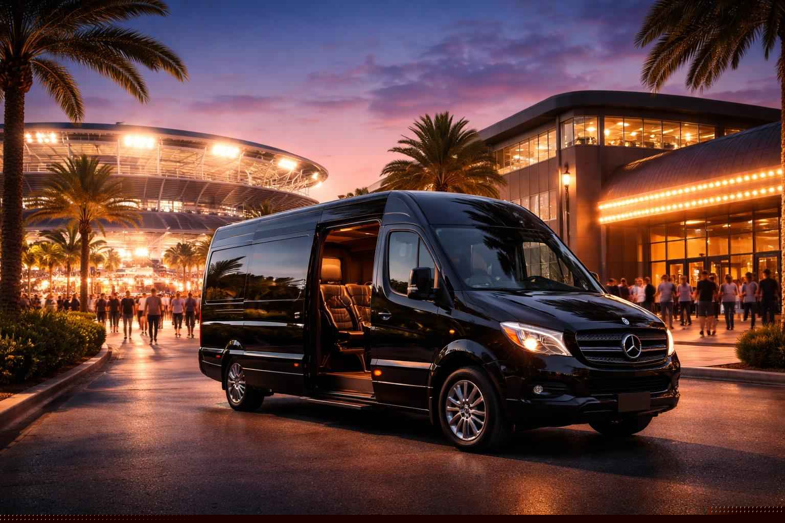 Can I book Cape Coral Florida shuttles for popular venues and stadiums?