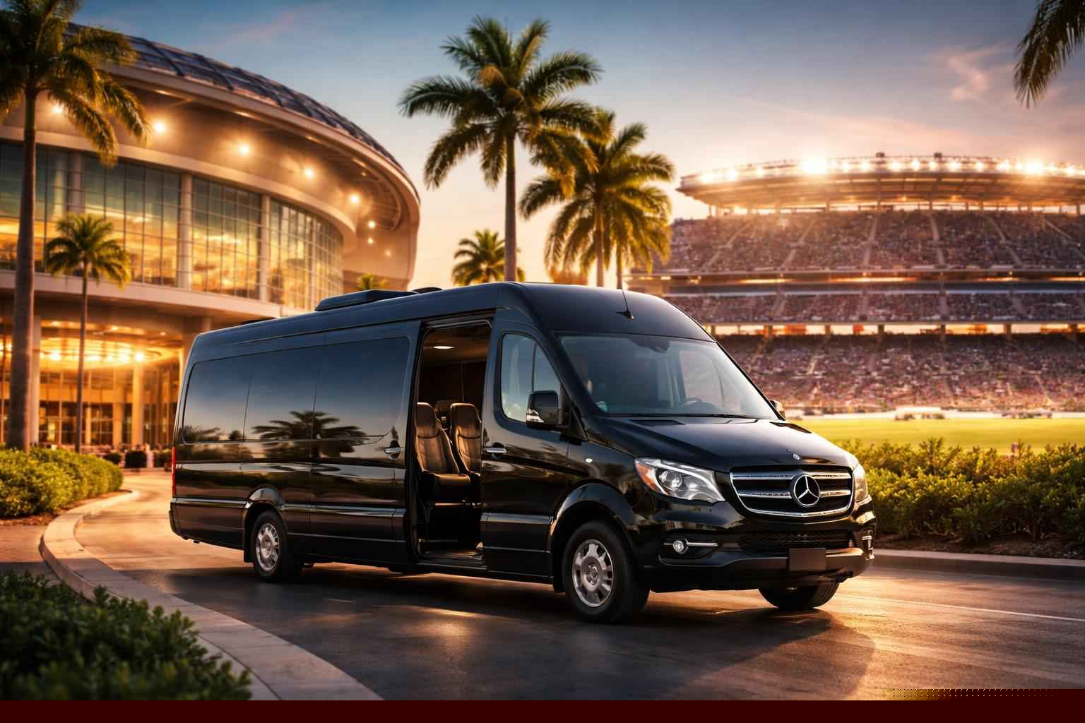 Can I book Cape Coral Florida shuttles for popular venues and stadiums