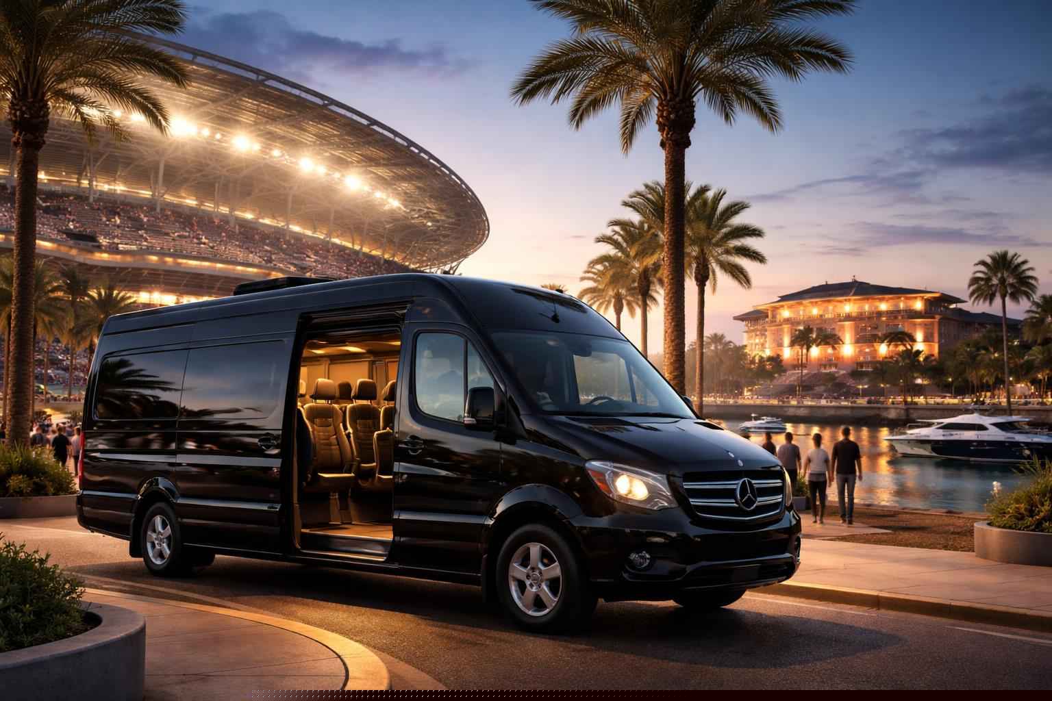 Can I book Cape Coral Florida shuttles for popular venues and stadiums?