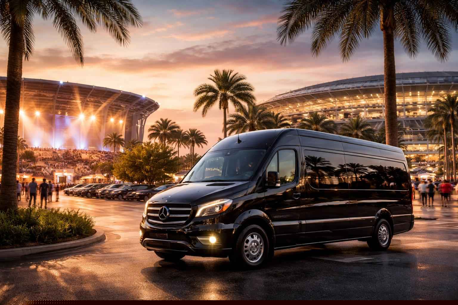 Can I book Fort Lauderdale Florida shuttles for popular venues and stadiums