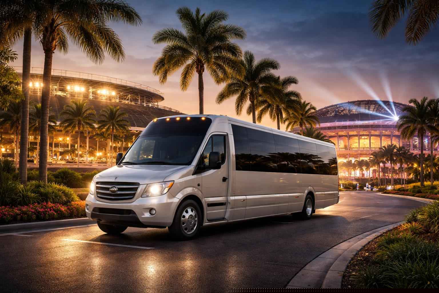 Can I book Hialeah Florida shuttles for popular venues and stadiums