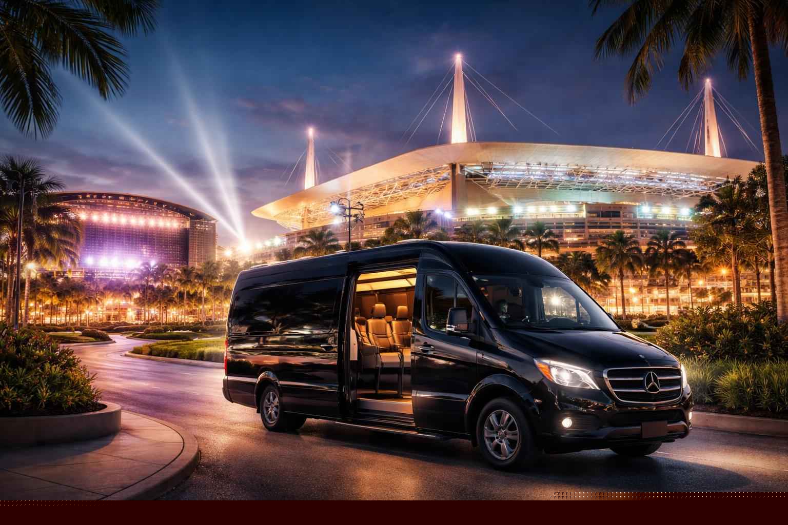 Can I book Hollywood Florida shuttles for popular venues and stadiums?