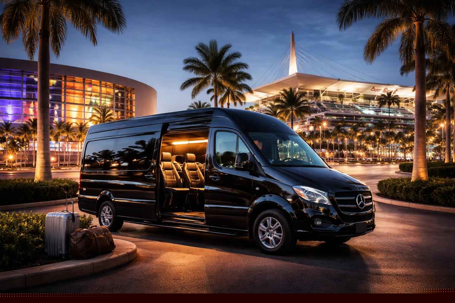 Can I book Hollywood Florida shuttles for popular venues and stadiums