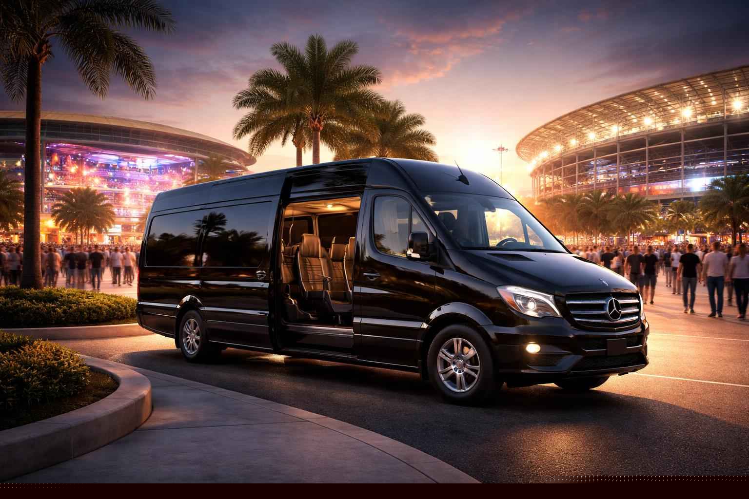 Can I book Pembroke Pines Florida shuttles for popular venues and stadiums