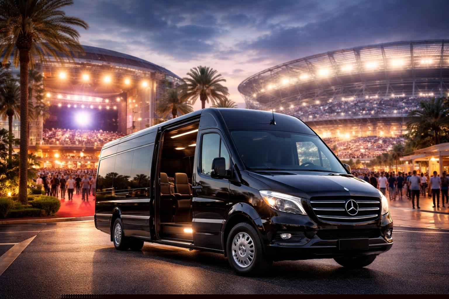 Can I book Pembroke Pines Florida shuttles for popular venues and stadiums
