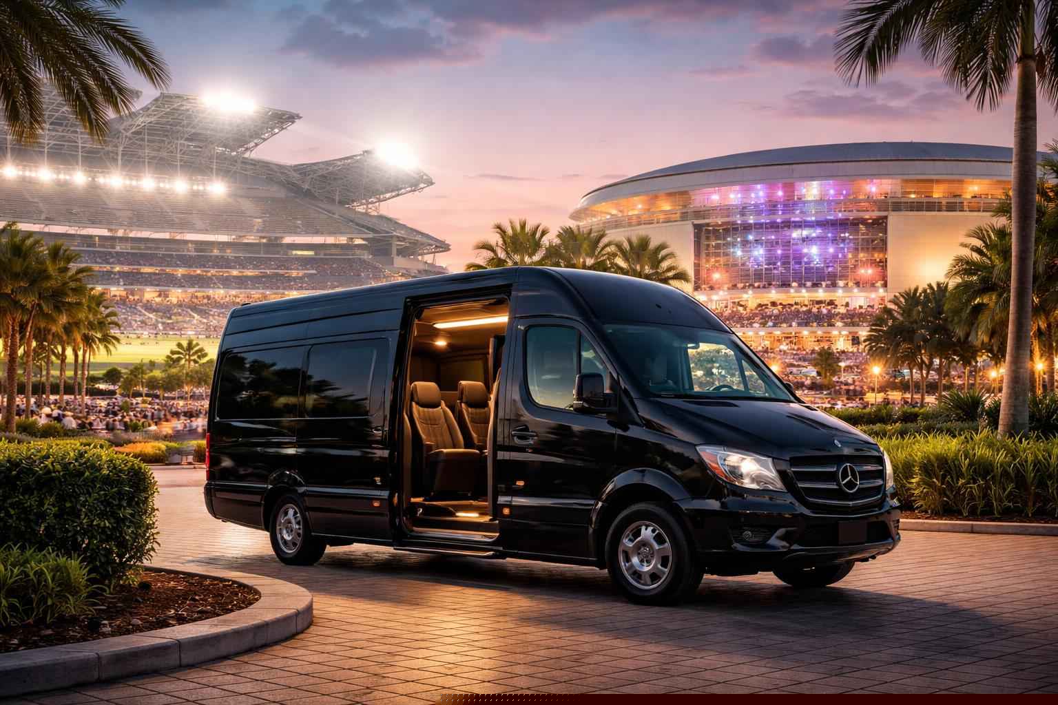 Can I book Pembroke Pines Florida shuttles for popular venues and stadiums