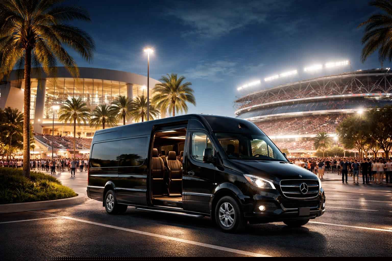 Can I book Pembroke Pines Florida shuttles for popular venues and stadiums