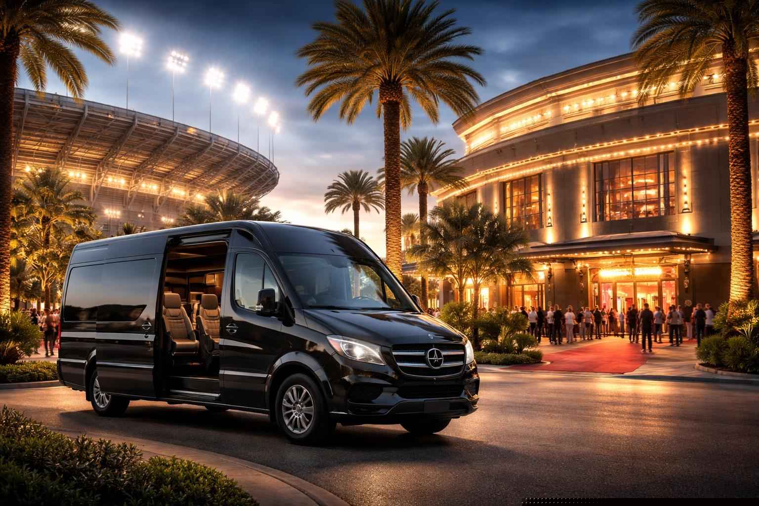 Can I book Port St. Lucie Florida shuttles for popular venues and stadiums?