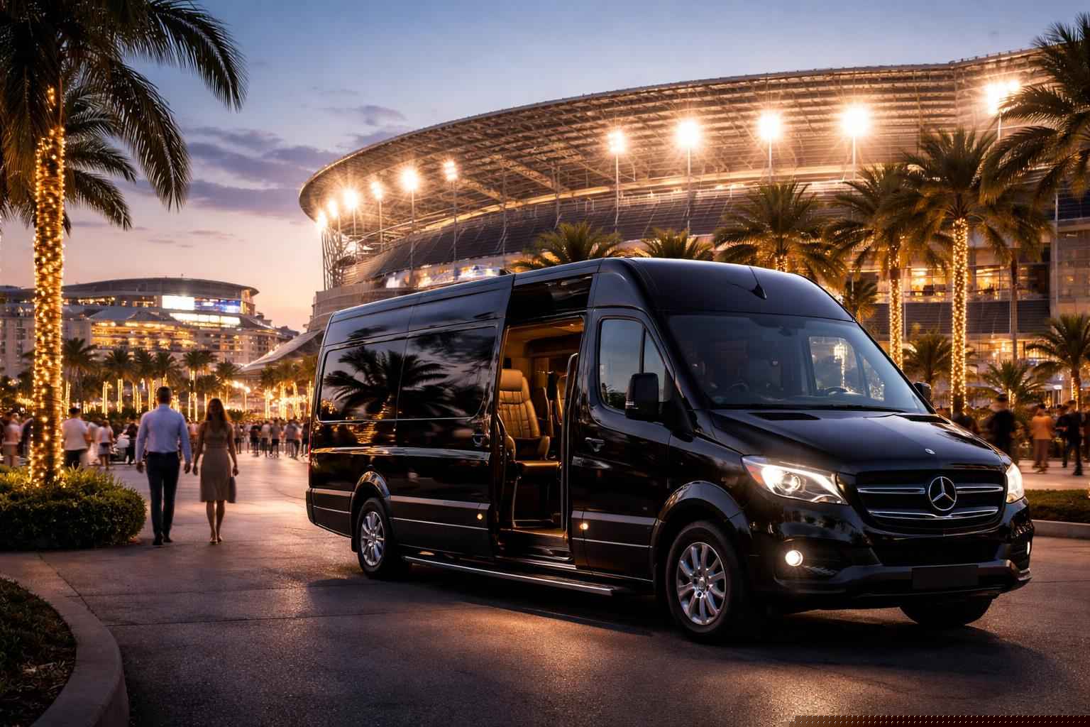 Can I book Port St. Lucie Florida shuttles for popular venues and stadiums