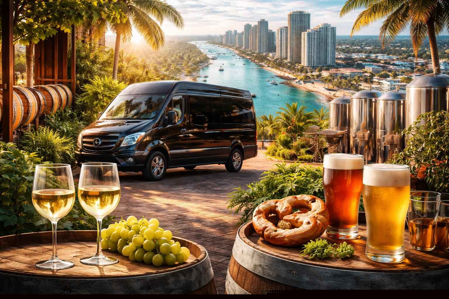 Can You Handle Multi Stop Winery Brewery And City Tours Around Hollywood Florida
