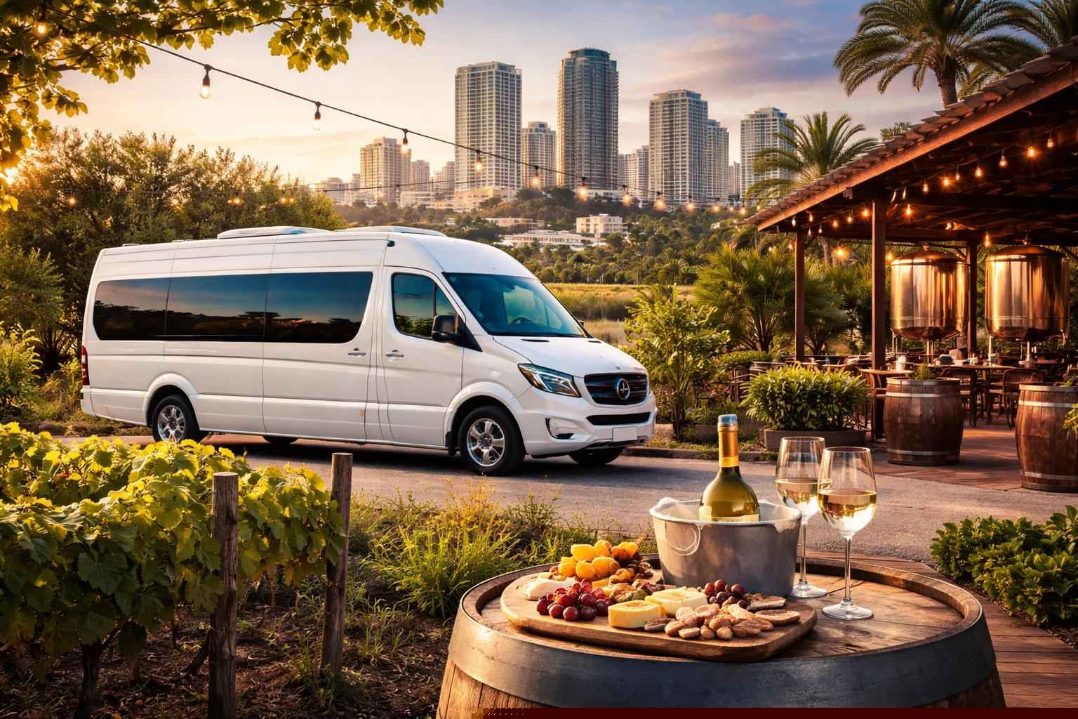Can You Handle Multi Stop Winery Brewery And City Tours Around Miramar Florida?