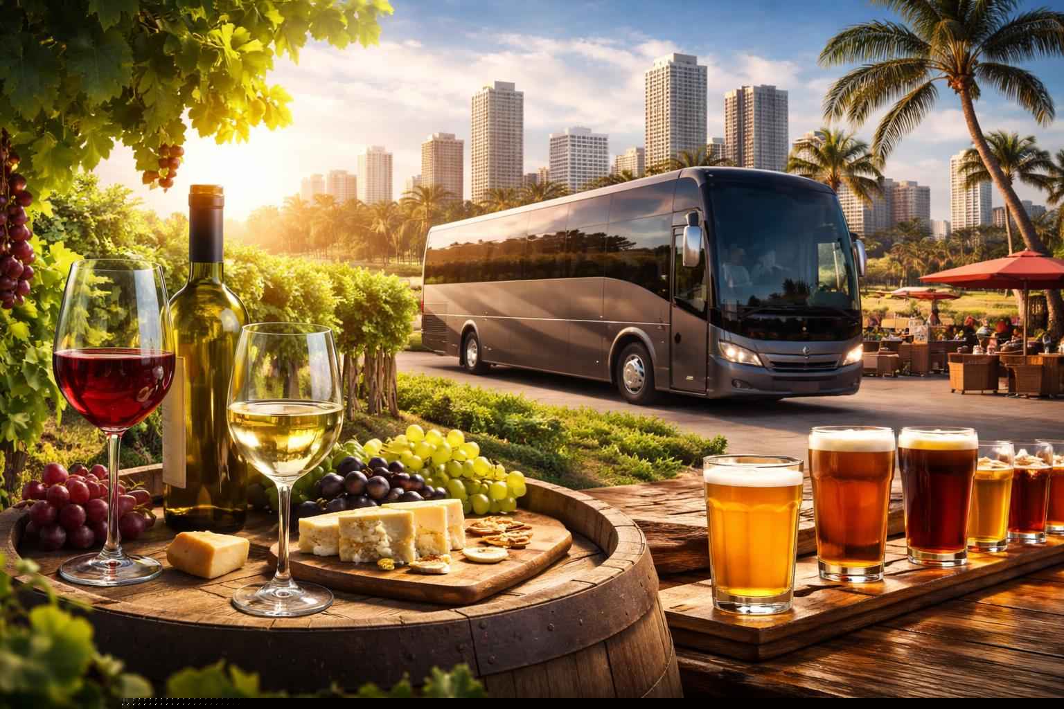 Can You Handle Multi Stop Winery Brewery And City Tours Around Miramar Florida?