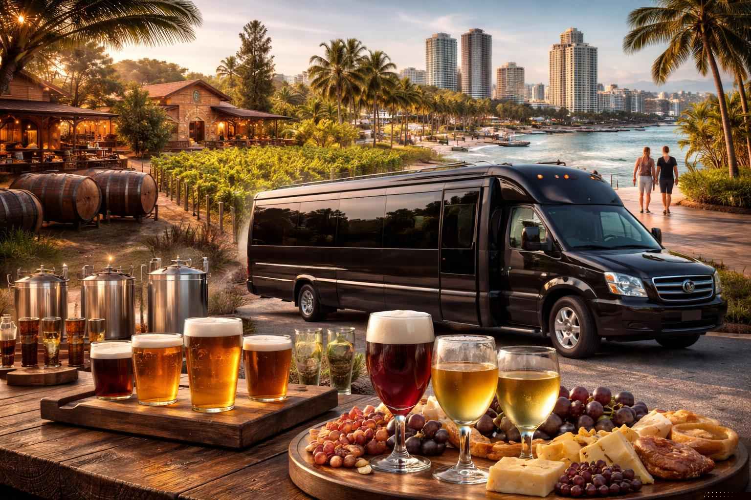Can You Handle Multi Stop Winery Brewery And City Tours Around Miramar Florida?