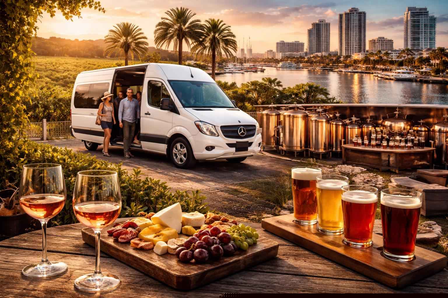 Can You Handle Multi Stop Winery Brewery And City Tours Around Miramar Florida?