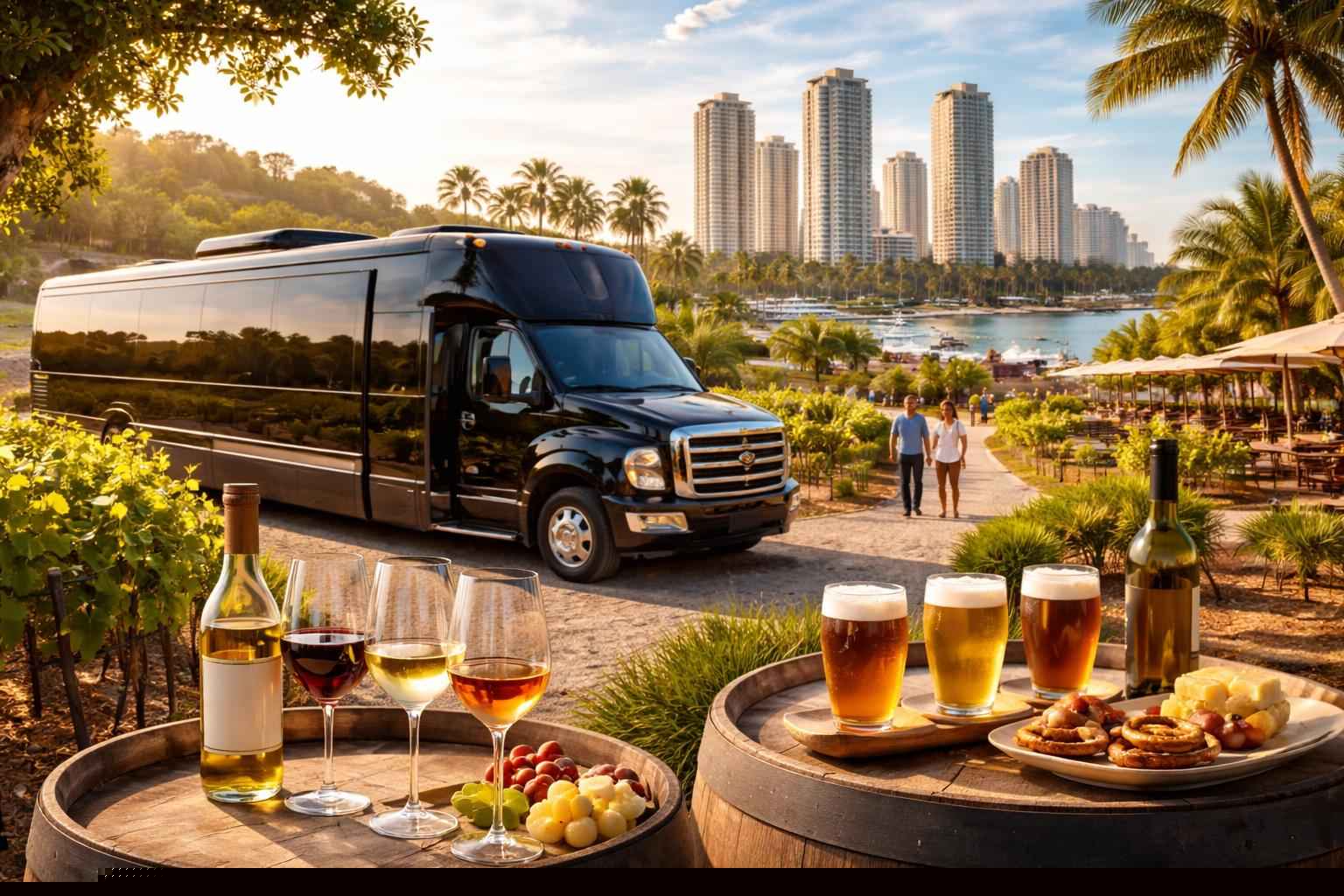 Can You Handle Multi Stop Winery Brewery And City Tours Around Miramar Florida?