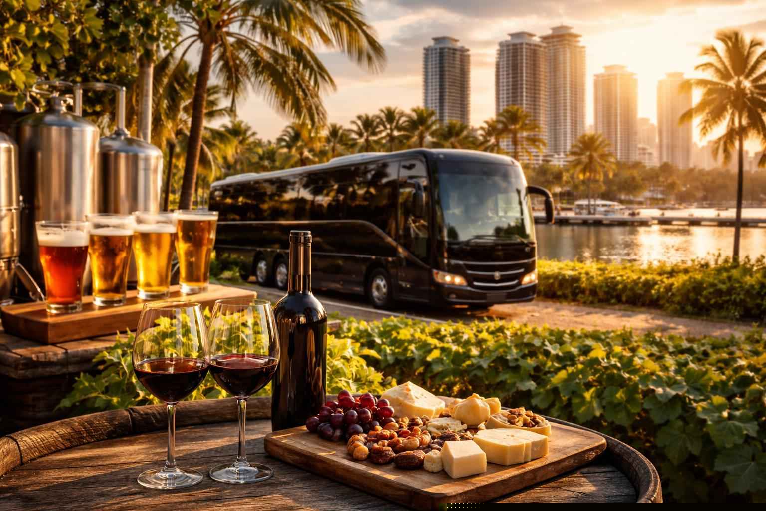 Can You Handle Multi Stop Winery Brewery And City Tours Around Miramar Florida?
