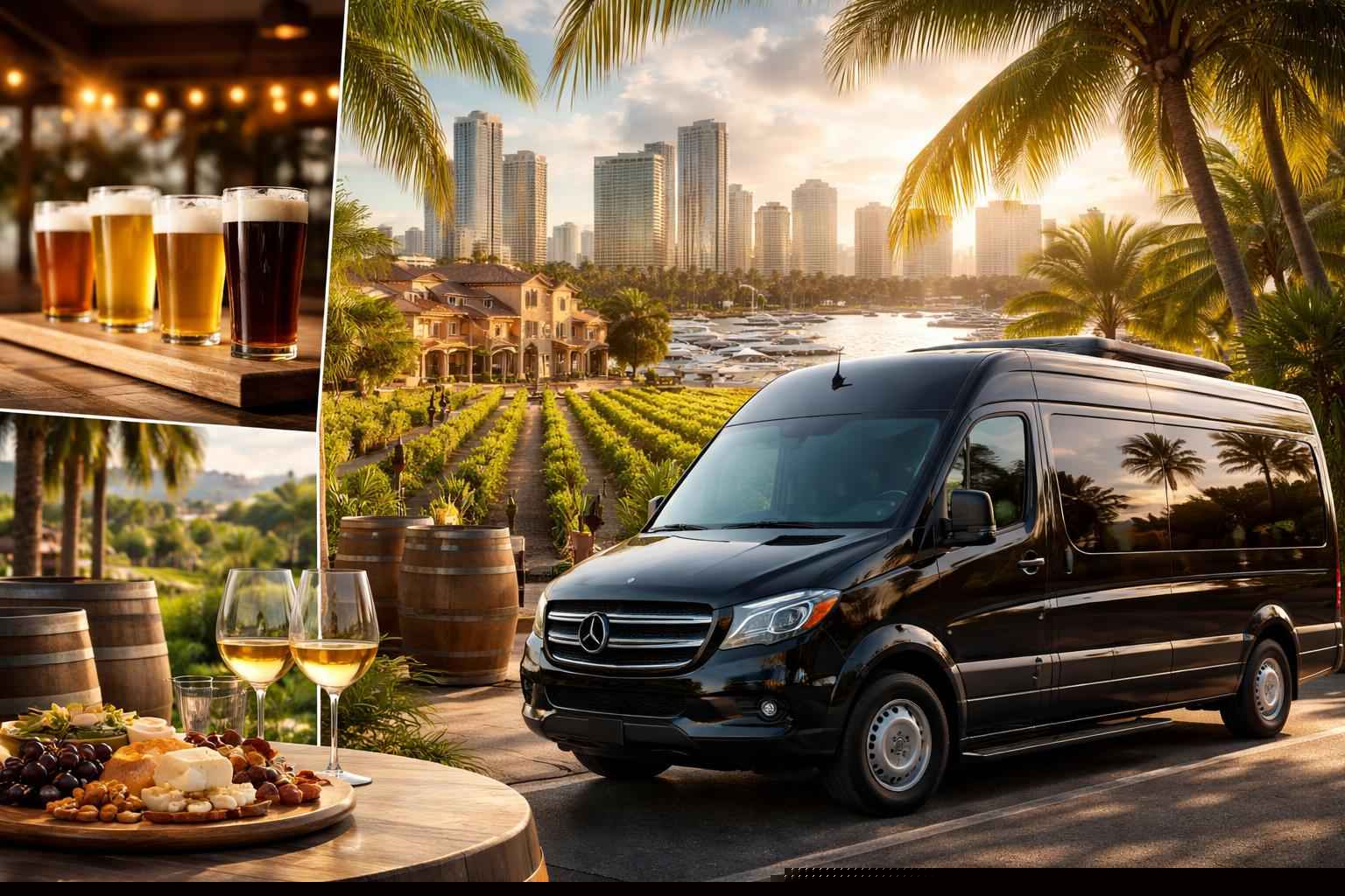 Can You Handle Multi Stop Winery Brewery And City Tours Around Miramar Florida?