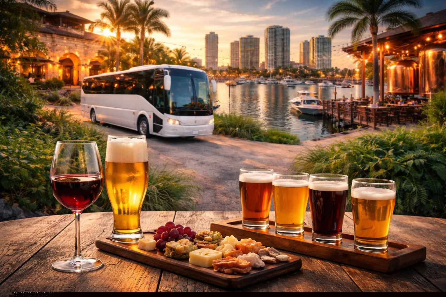 Can You Handle Multi Stop Winery Brewery City Tours Around Cape Coral Florida