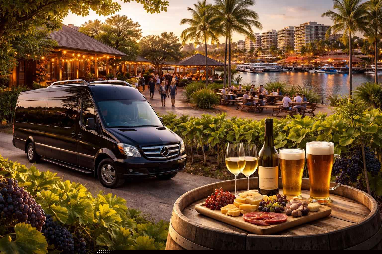 Can You Handle Multi Stop Winery Brewery City Tours Around Cape Coral Florida?