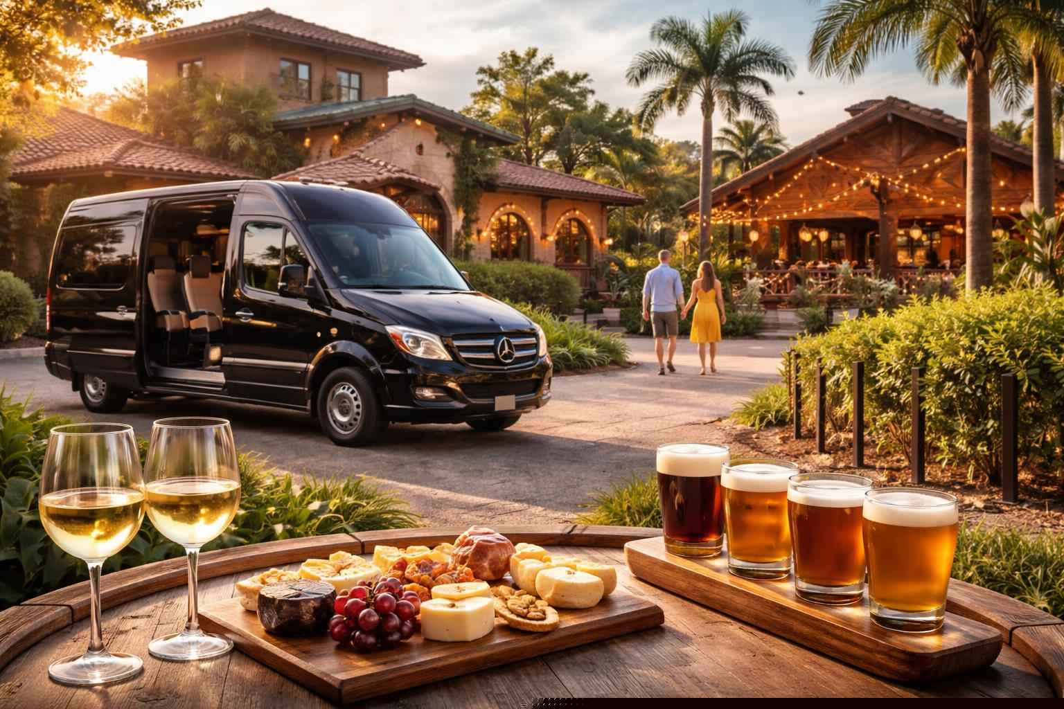 Can you handle multi stop winery brewery city tours around Hialeah Florida