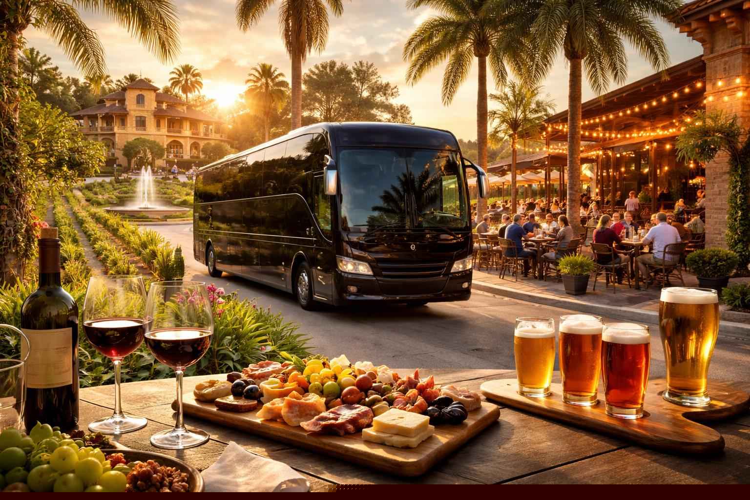 Can you handle multi-stop winery brewery city tours around Hialeah Florida?