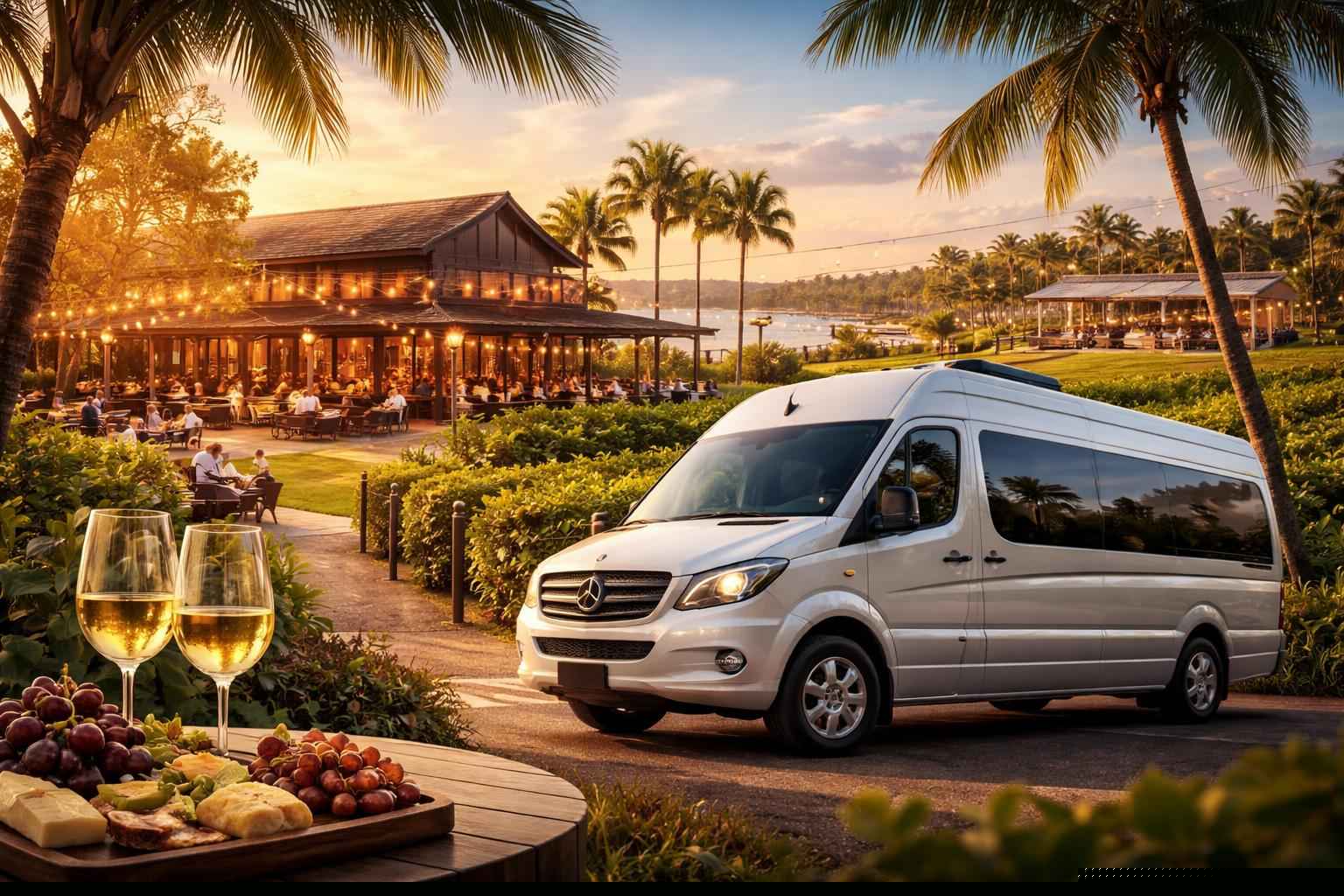 Can you handle multi-stop winery brewery city tours around Port St. Lucie Florida?