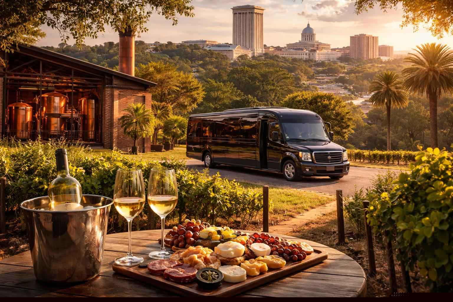 Can you handle multi stop winery brewery city tours around Tallahassee Florida?