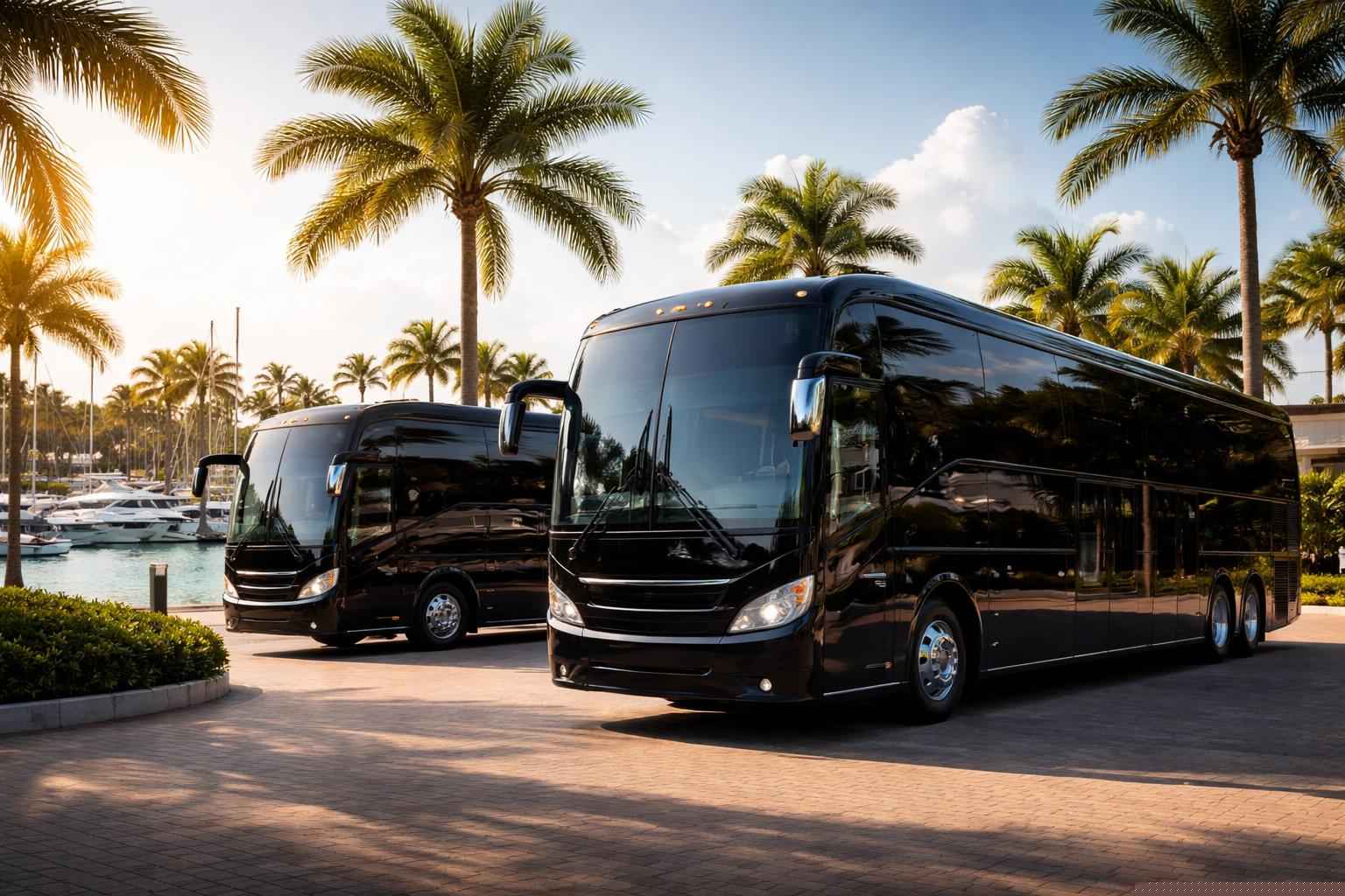 Cape Coral Florida Black Buses