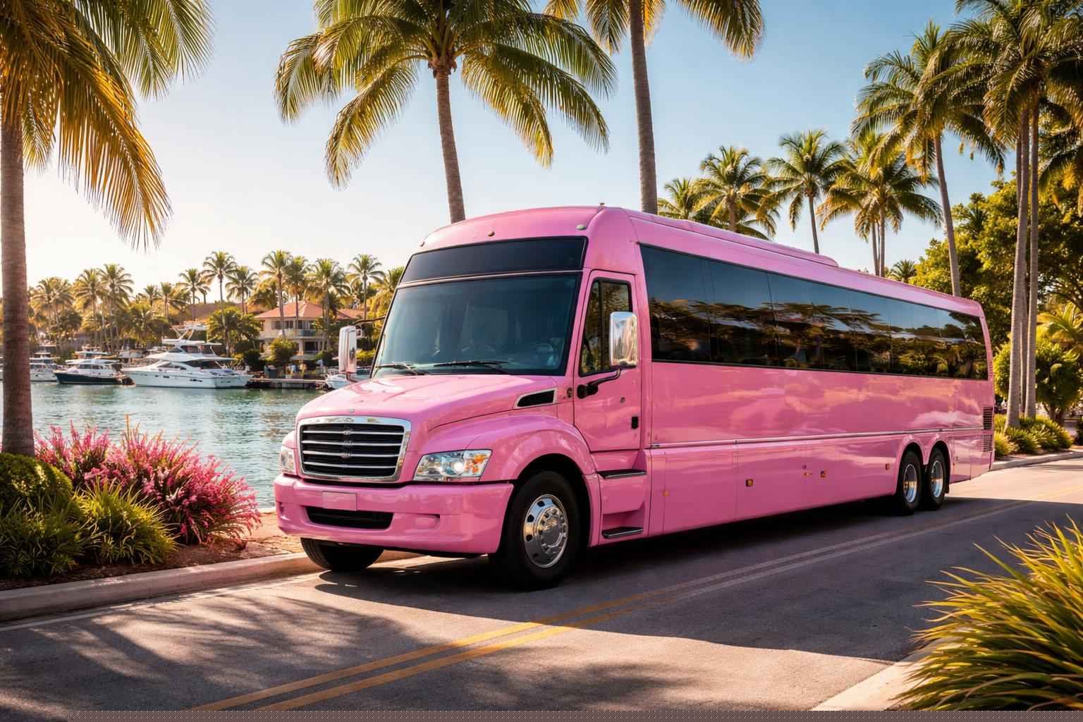 Cape Coral Florida Pink Bus Service