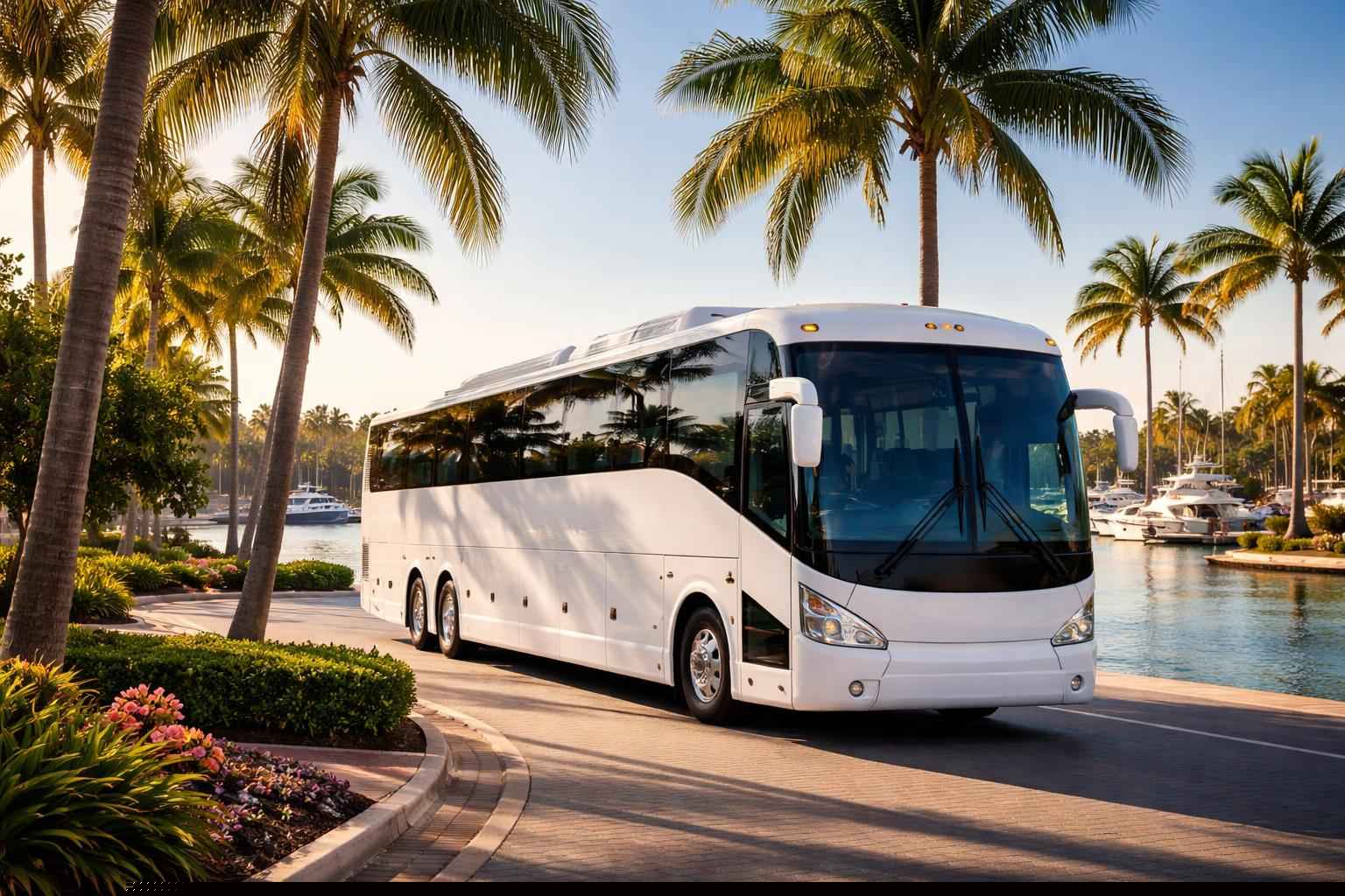 Cape Coral Florida White Bus Service