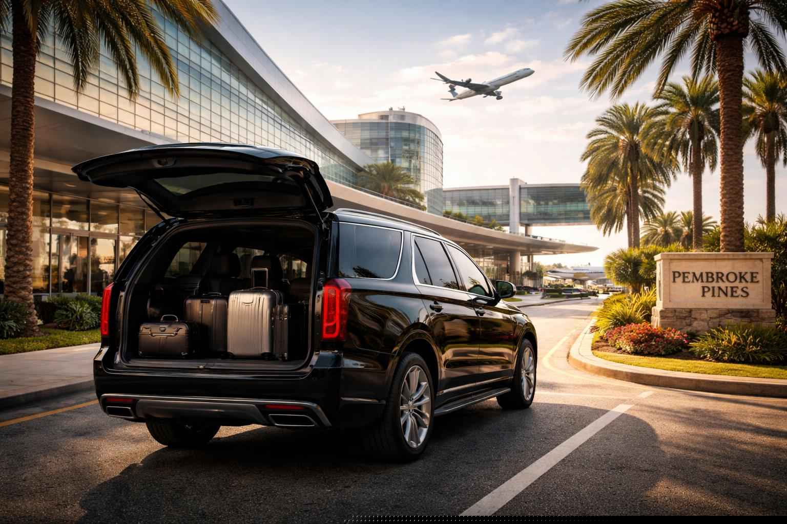 Do you offer transfers between Pembroke Pines Florida and the main airports