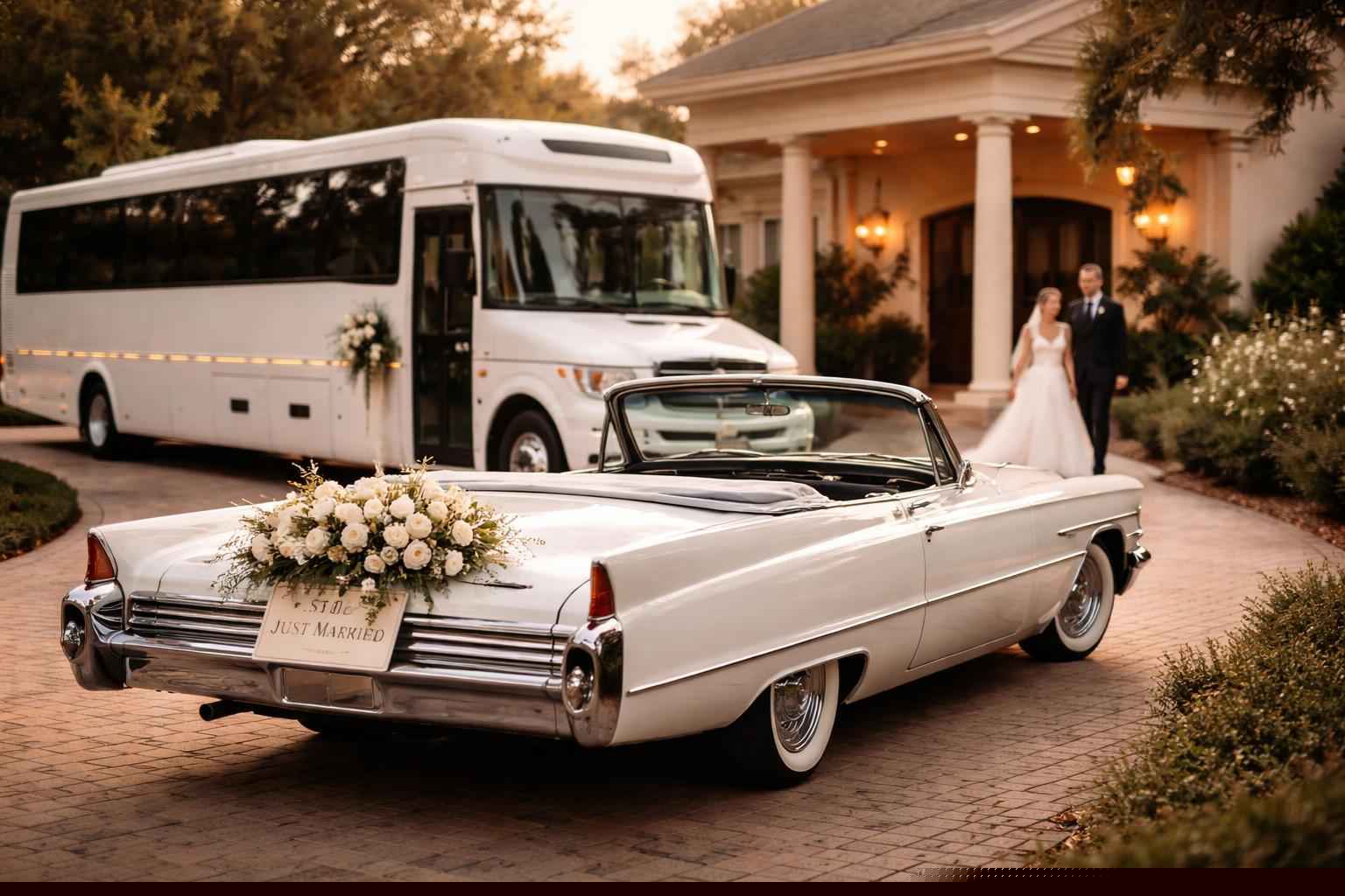 Do You Provide Wedding Day Shuttles And A Classic Or Vintage Getaway Car In Gainesville Florida?
