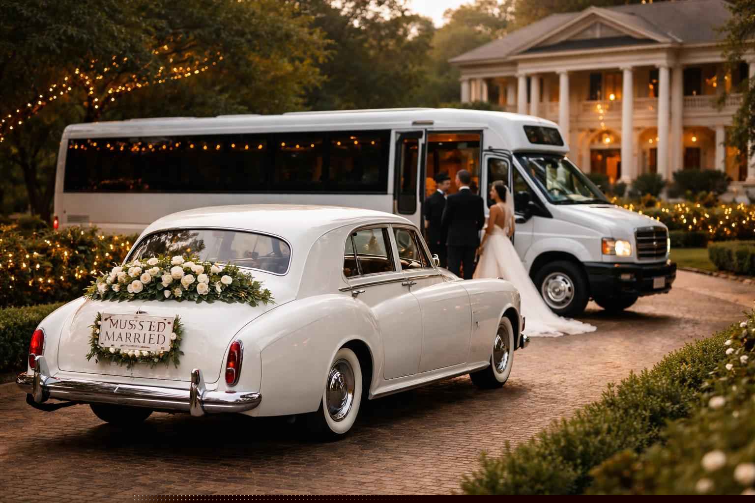 Do You Provide Wedding Day Shuttles And A Classic Vintage Getaway Car In Gainesville Florida?