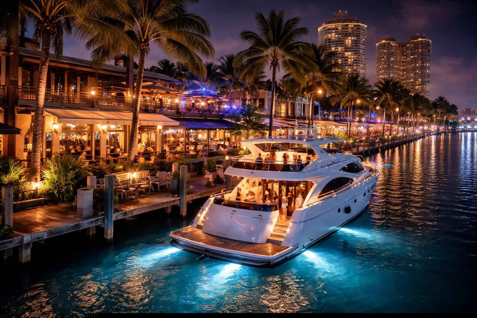 Do You Service Nightlife Areas And Downtown Districts In Cape Coral Florida For Hourly Charters