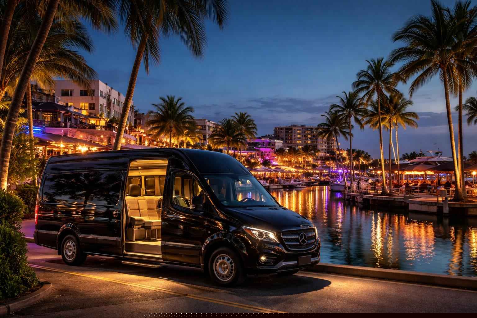 Do You Service Nightlife Areas And Downtown Districts In Cape Coral Florida For Hourly Charters?