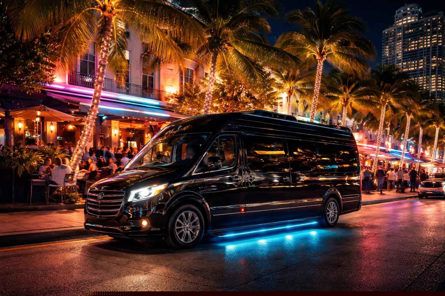 Do you service nightlife areas and downtown districts in Hialeah Florida for hourly charters?